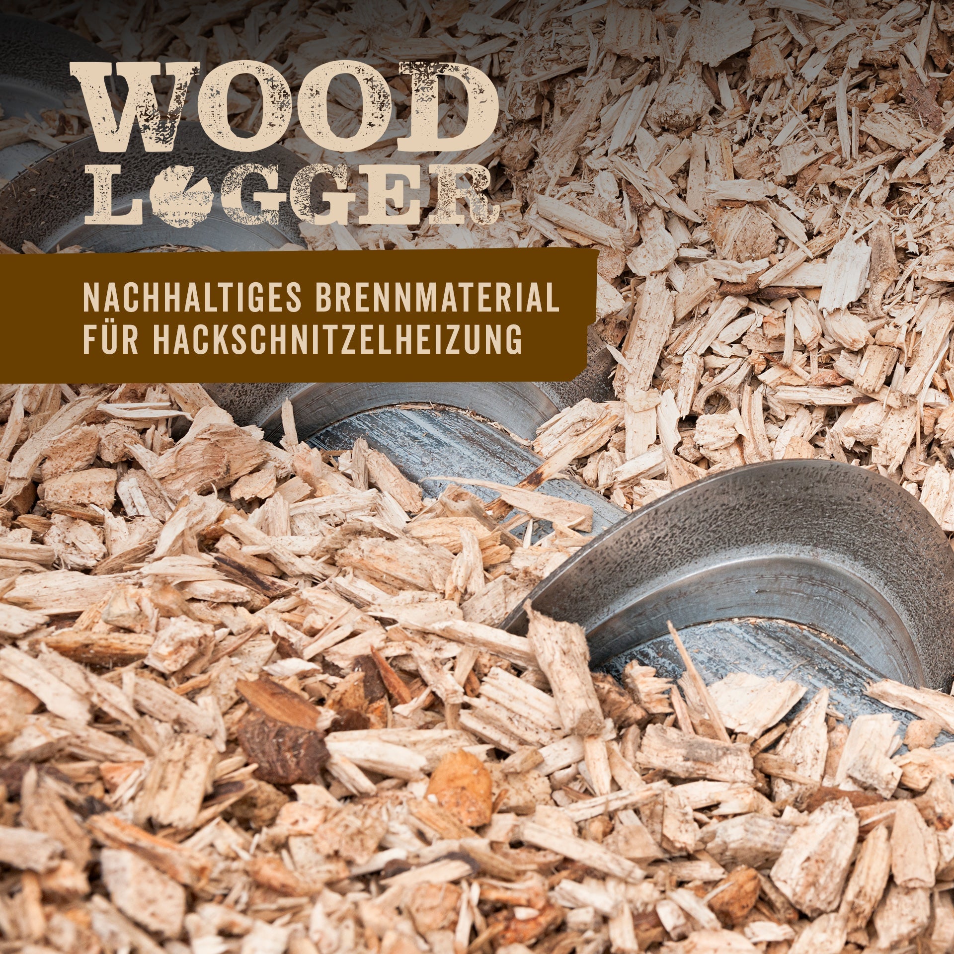 Hackschnitzel im 100 L Karton