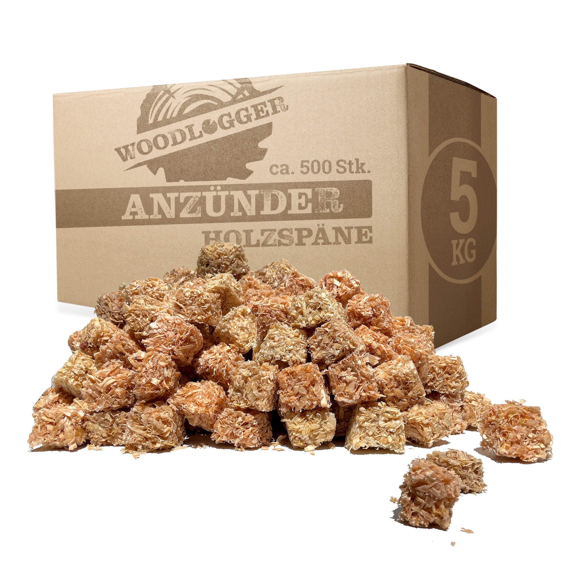 Anzünder Sägespäne