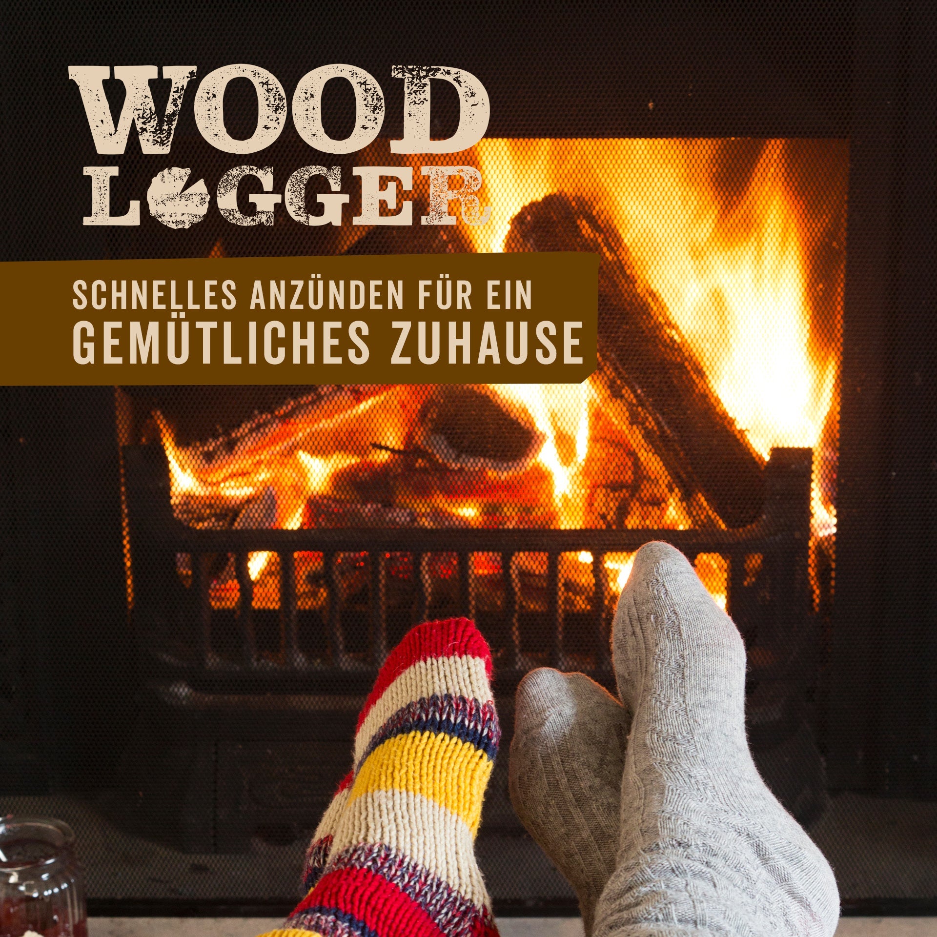 Anzünder Sägespäne