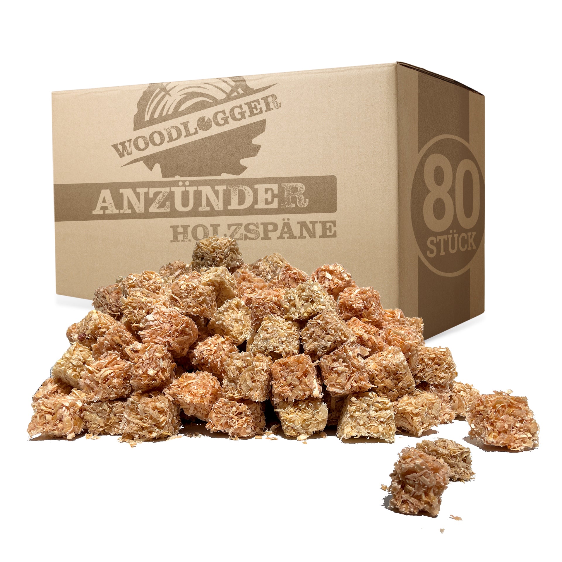 Anzünder Sägespäne