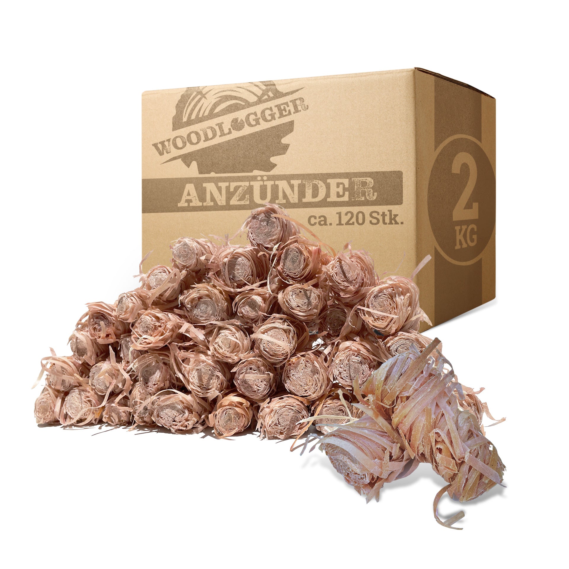 2 KG Anzünder Holzwolle